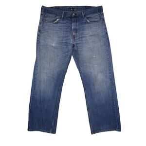 Levi's 559 Relaxed Straight Fit Jeans Mens 38X30 Blue Whisker Medium Wash Faded